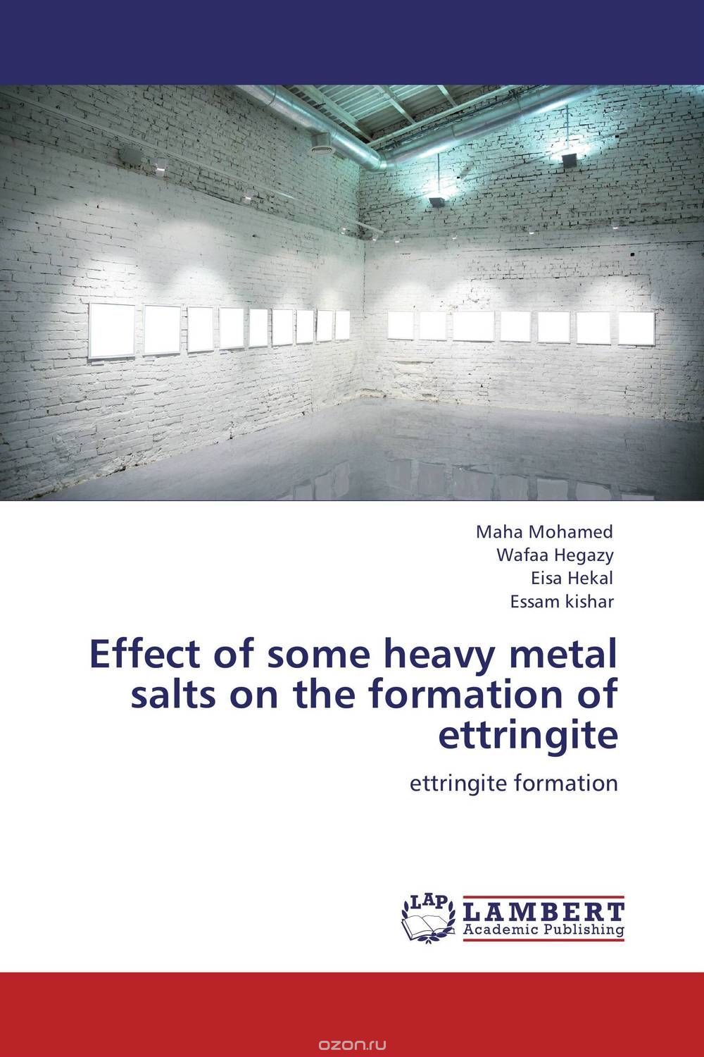 Скачать книгу "Effect of some heavy metal salts on the formation of ettringite"
