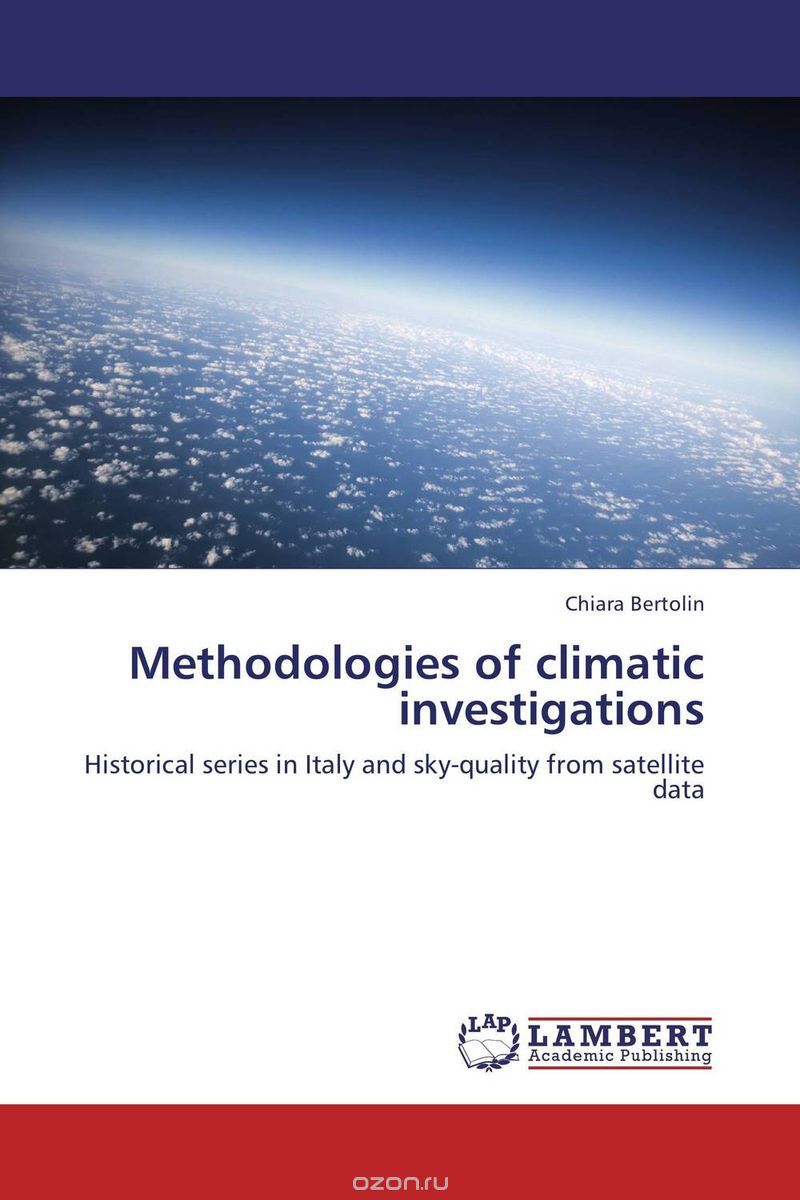 Скачать книгу "Methodologies of climatic investigations"
