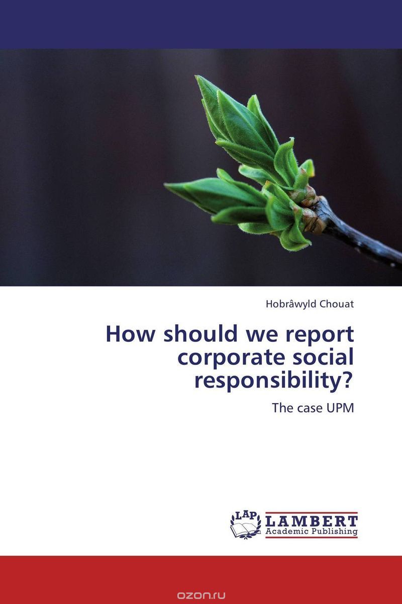 Скачать книгу "How should we report corporate social responsibility?"