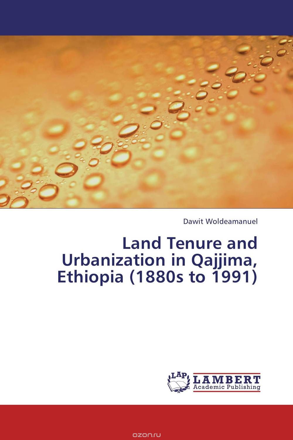 Land Tenure and Urbanization in Qajjima, Ethiopia (1880s to 1991)