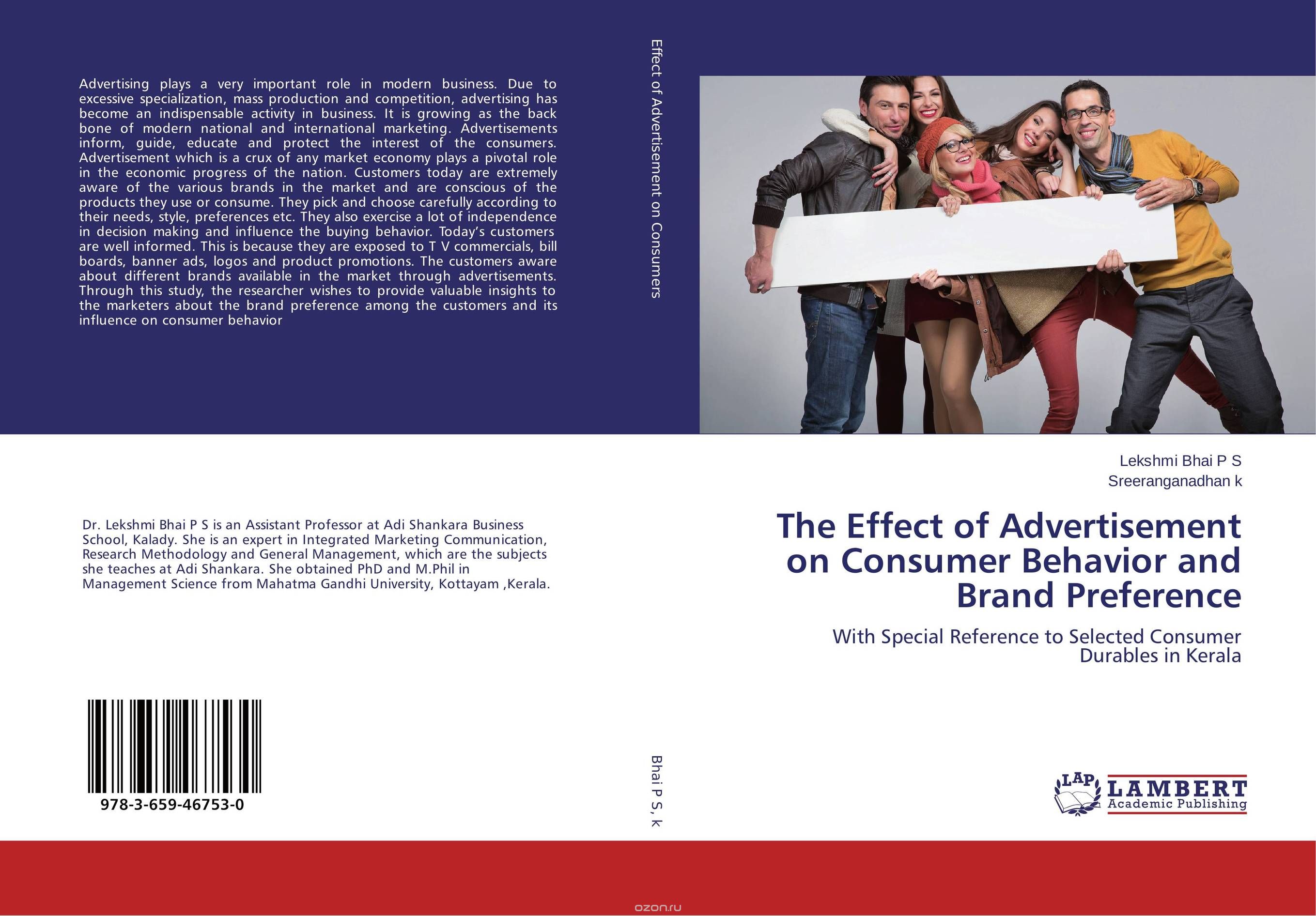 The Effect of Advertisement on Consumer Behavior and Brand Preference