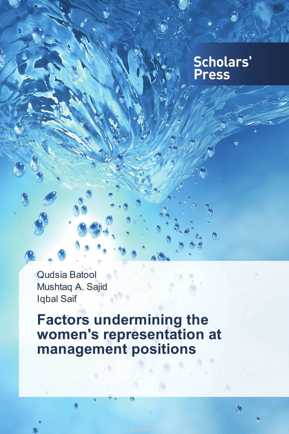 Factors undermining the women's representation at management positions