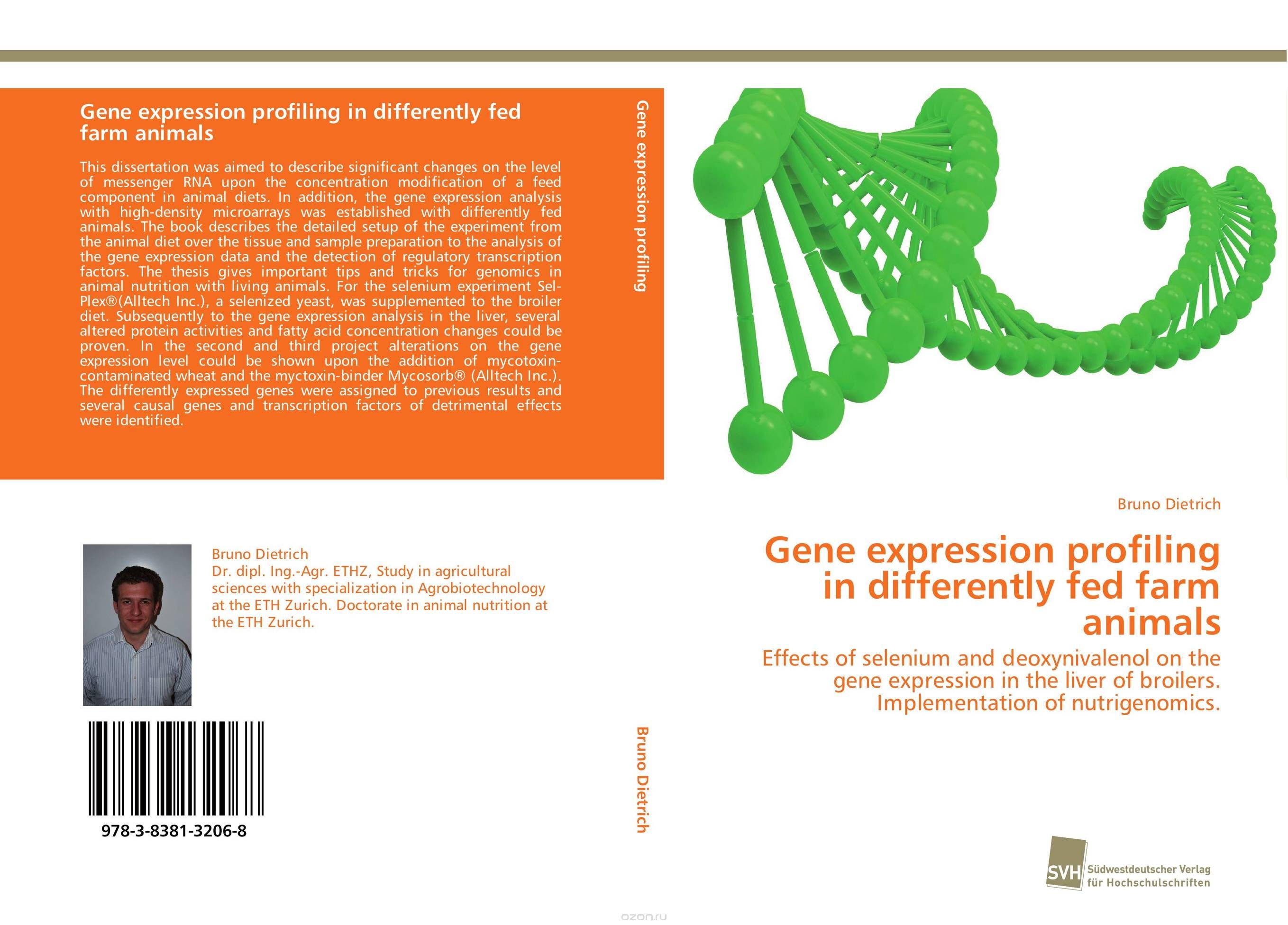 Gene expression profiling in differently fed farm animals