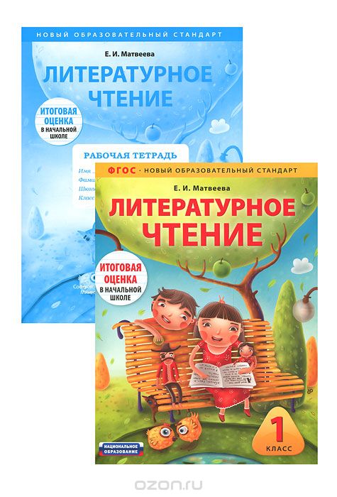 Литературное чтение. 1 класс (комплект из 2 книг), Е. И. Матвеева
